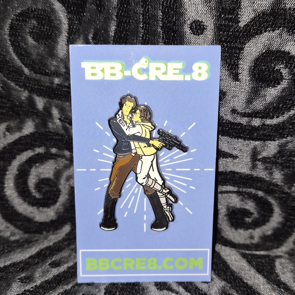 Star Wars - Influenced Duo Enamel Pin - Blue Background